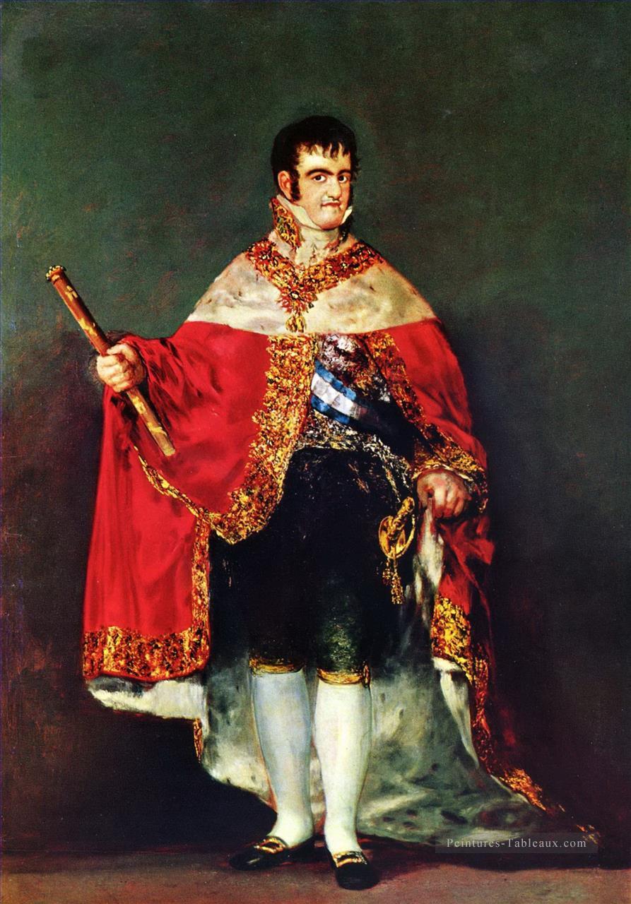 Portrait de Ferdinand VII Francisco de Goya Peintures à l'huile